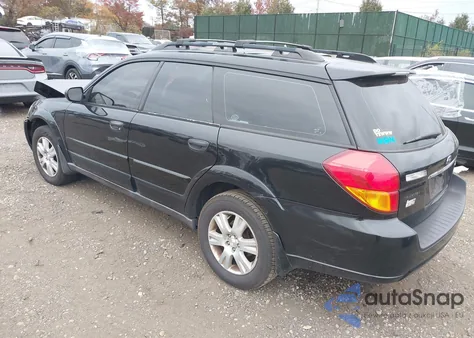 2005 Subaru Outback 2.5I from USA, damaged, VIN 4S4BP61C457371513